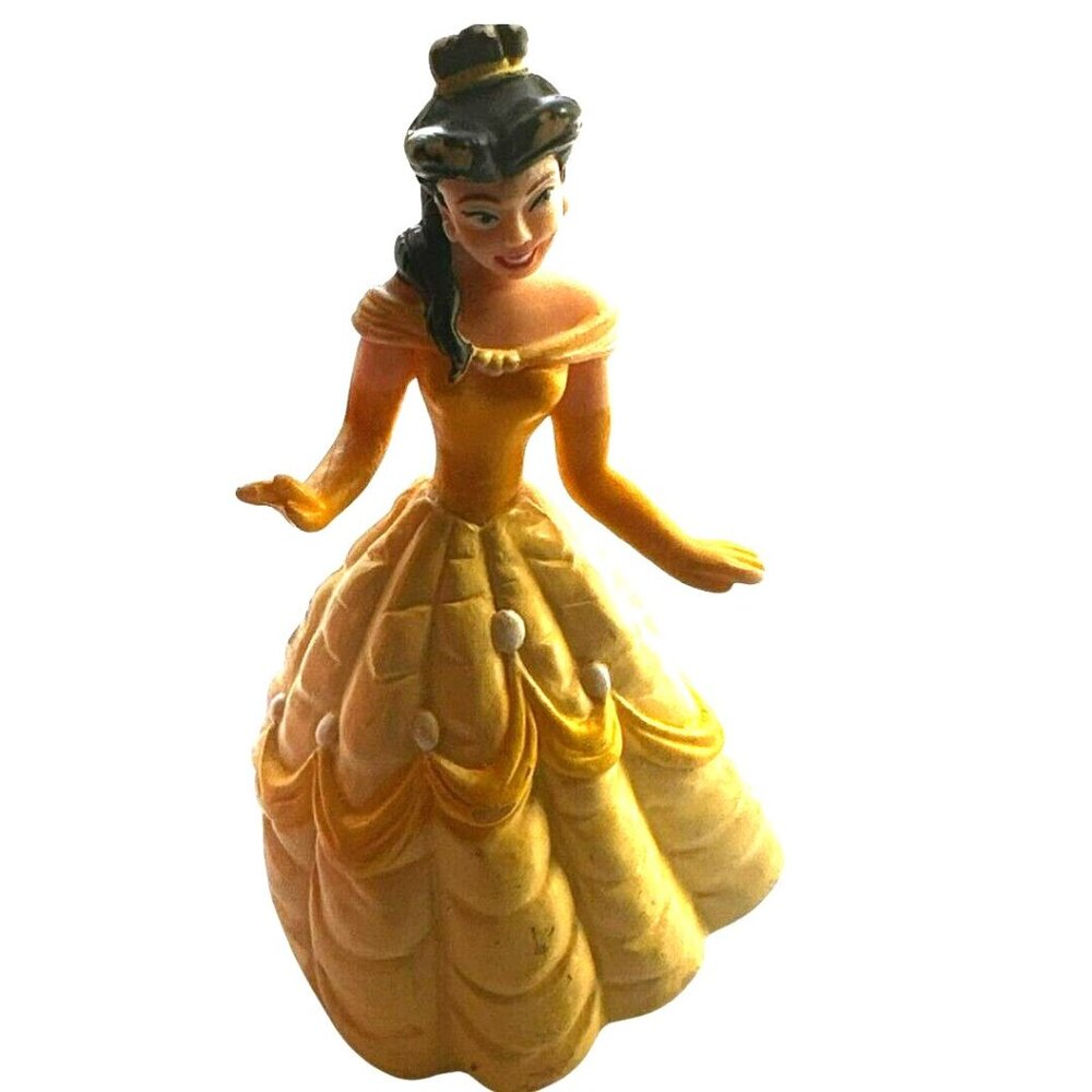 Disney Belle Figurine Beauty and the Beast Yellow Dress PVC Figure